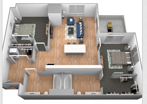 redwood River Floor plan at Shakopee Flats, Shakopee, MN